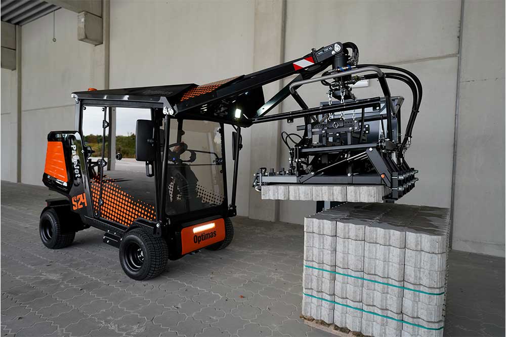 Optimas Pavejet S24 усвършенствана машина за полагане на павета