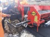 Road widener Hydrog DG-3000 at work on highway "Struma"